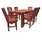 Highwood Usa Lehigh 7pc Rectangular Counter Height Outdoor Patio Furniture Dining Set 72 x 42 AD-ST7LH2CO4BA-RED - alternate 1
